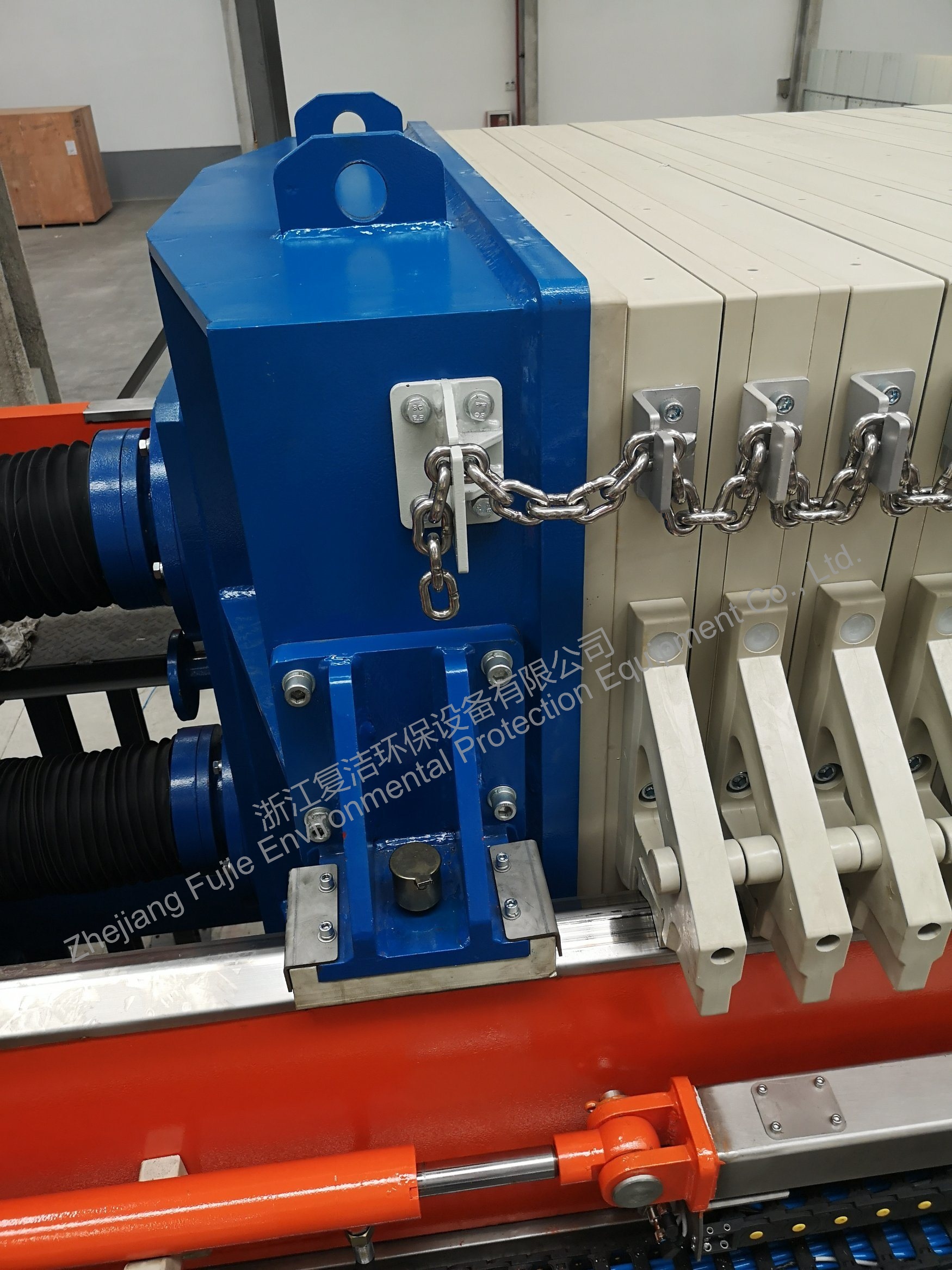 Prensa de filtro de placa tipo abertura rápida totalmente automática