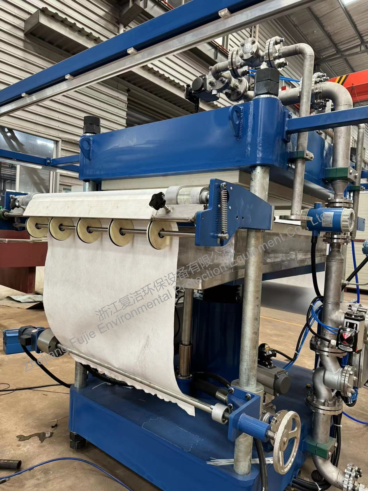Prensa de filtro tipo plater totalmente automática