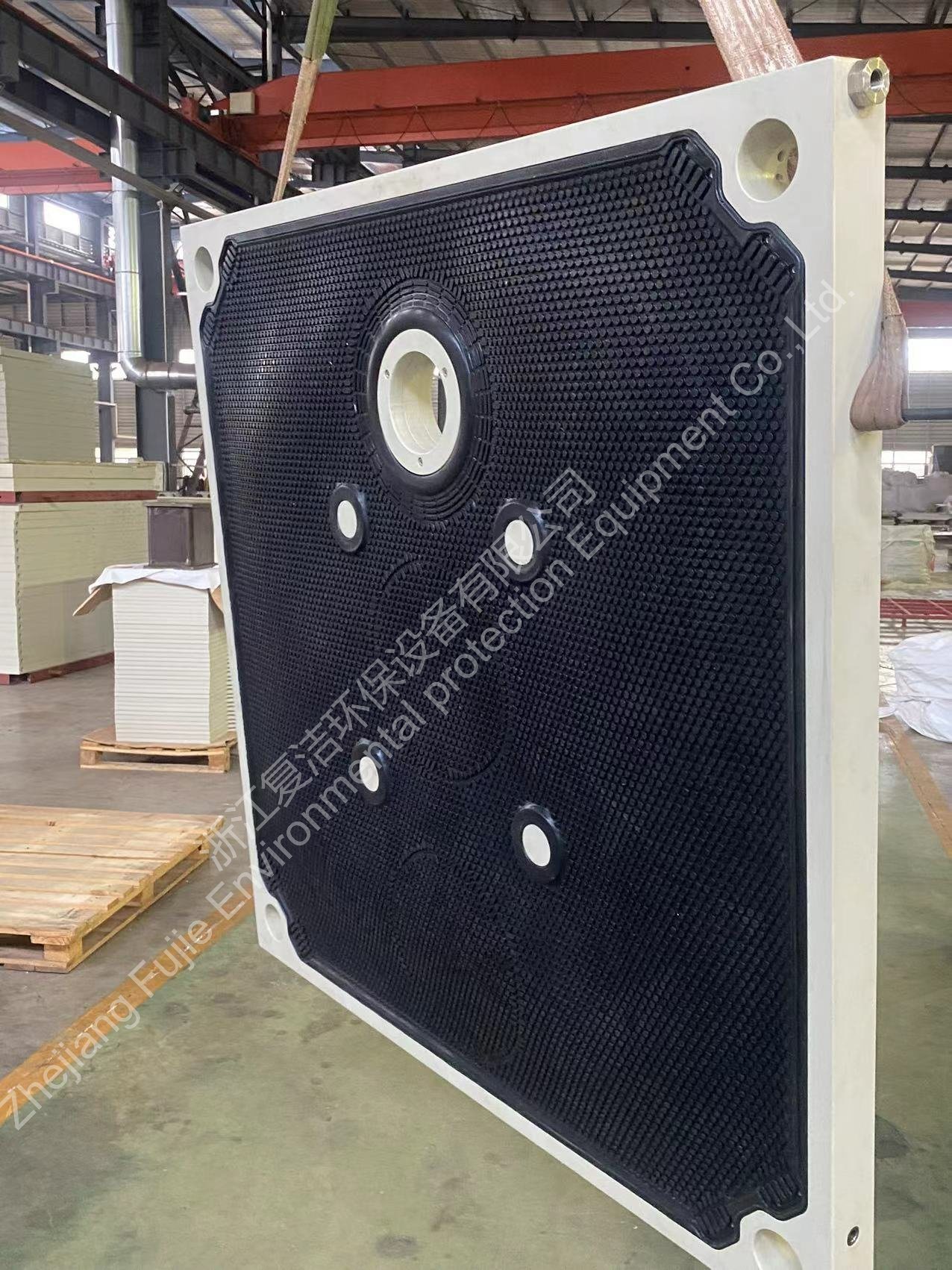 Placa de membrana tipo borracha série 800-2000 - alimentação central superior