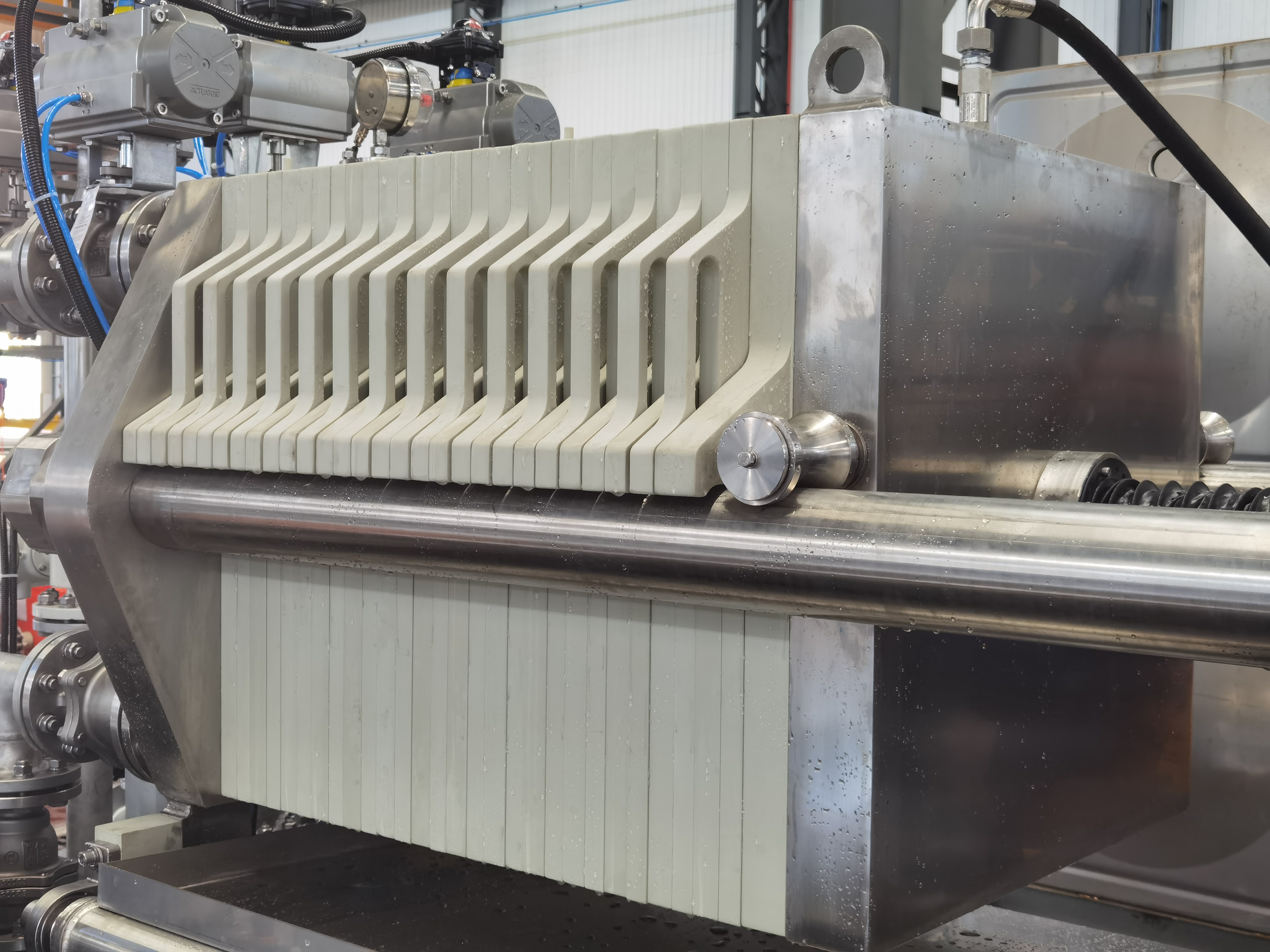 Filtro de aço inoxidável Pressione para filtração de metal precioso 